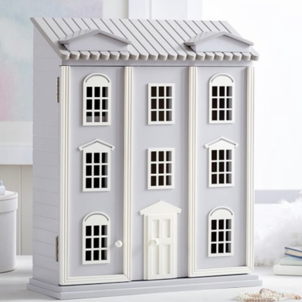 Pottery Barn Kids Doll House Jewelry Armoire- Hard to Find